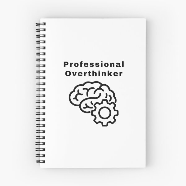 Item preview, Professional Overthinker – Relatable Minimalist Quote designed and sold by Meeseeeks.
