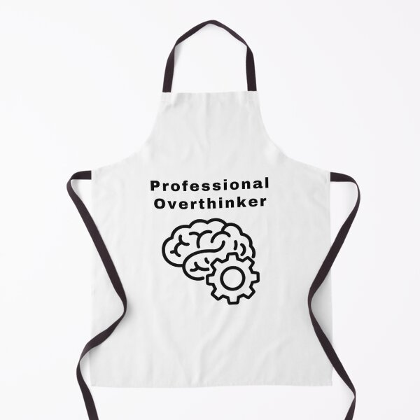Item preview, Professional Overthinker – Relatable Minimalist Quote designed and sold by Meeseeeks.