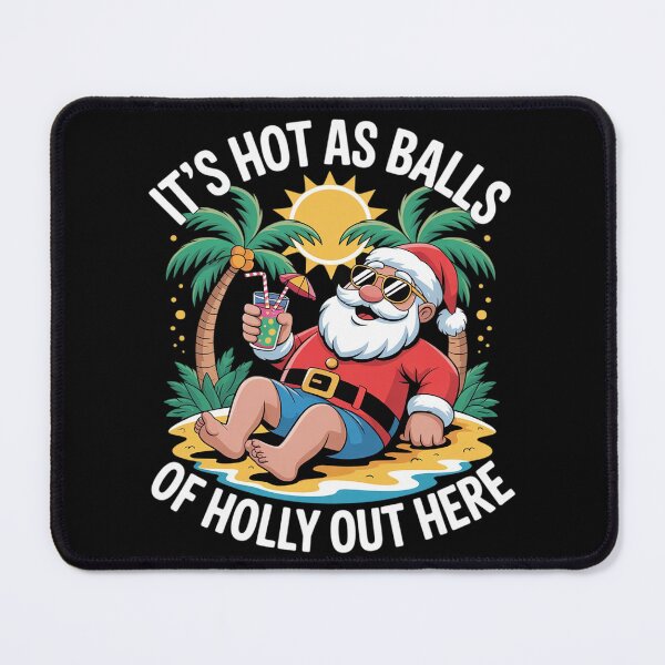 Item preview, Christmas In July Funny Hot As Balls Santa Summer Party designed and sold by VerseFarm.