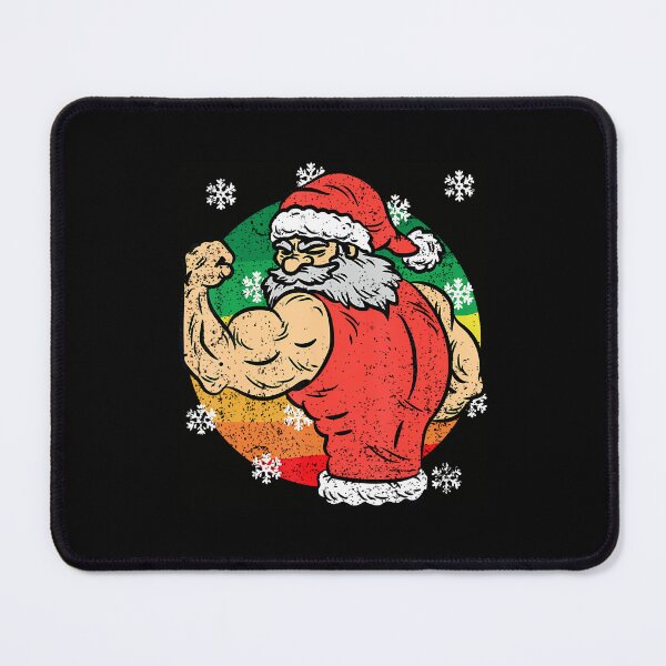 Item preview, Santa Muscle Christmas X-Mas Gym Fitness Workout designed and sold by KarlaLeanne.