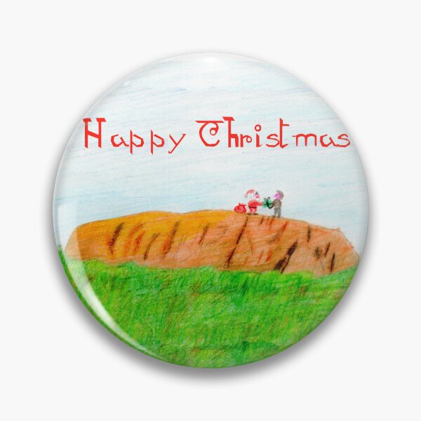 Item preview, Happy Christmas Santa atop Ayers Rock designed and sold by Goods4SaleNow.