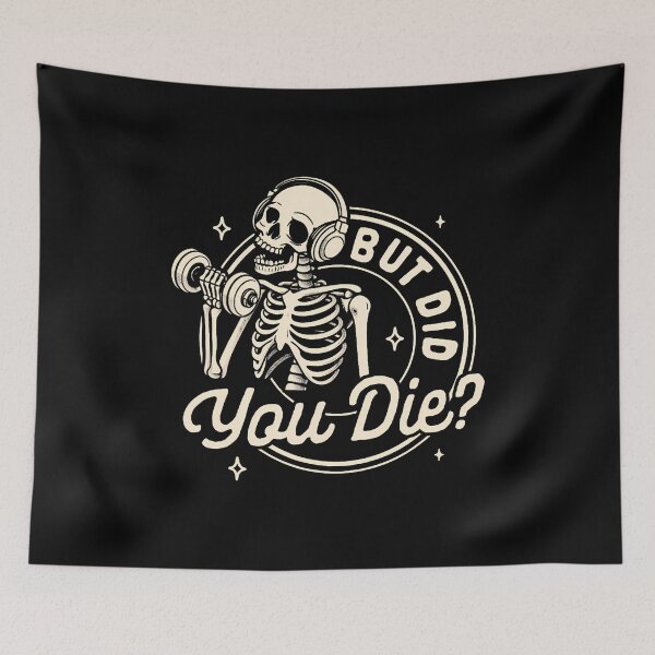 Item preview, Gym Fitness Workout Weightlifting Pump Cover But Did You Die designed and sold by GraceShelley.
