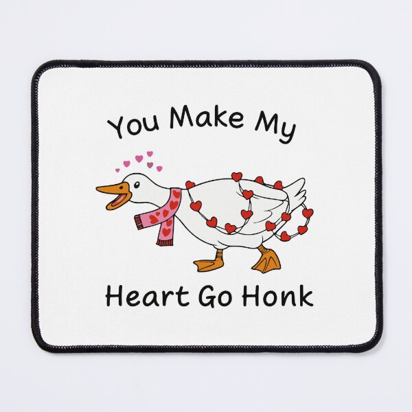 Item preview, Funny Valentine Goose | Silly Love Day Meme Goose designed and sold by kiralynstration.