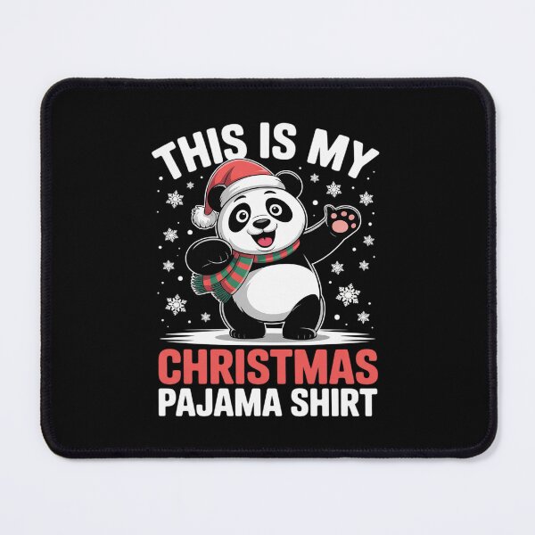 Item preview, This Is My Christmas Pajama Panda Santa designed and sold by THagBlue.