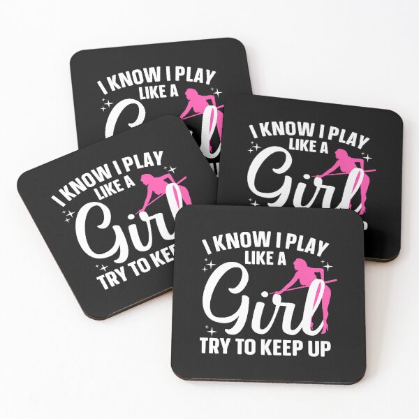 Item preview, Funny Billiards Art For Women Girls 8 Ball Lover Pool Player designed and sold by GraceShelley.