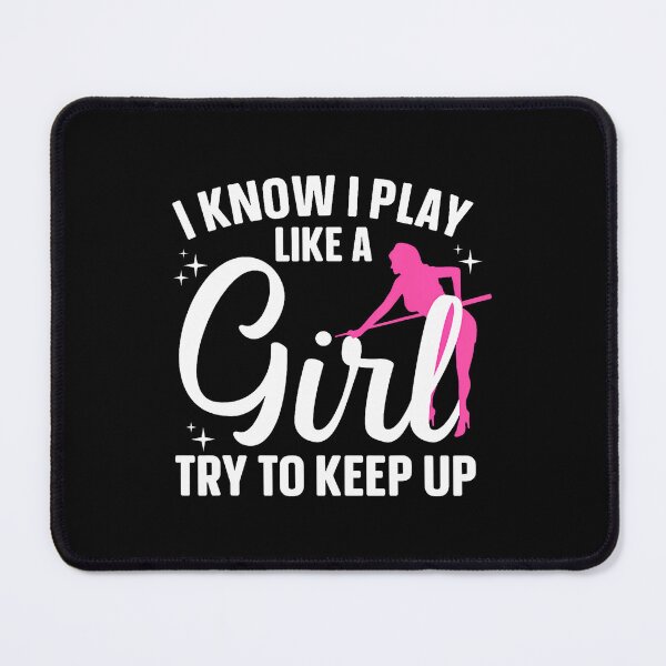 Item preview, Funny Billiards Art For Women Girls 8 Ball Lover Pool Player designed and sold by GraceShelley.