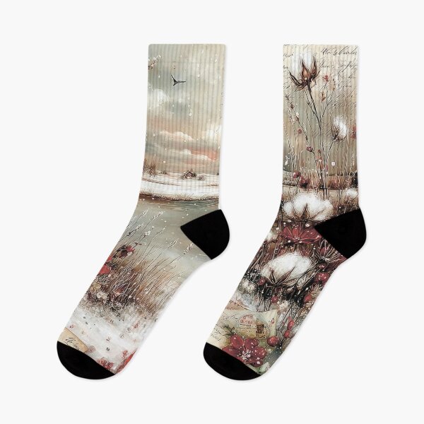 Item preview,  Floral pattern. Winter landscape. designed and sold by MagelliShop.