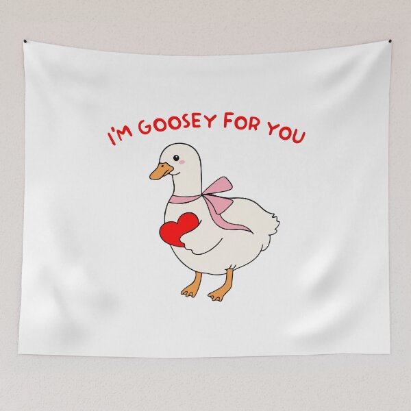 Item preview, Coquette Valentine Goose | Funny Valentine Meme Goose designed and sold by kiralynstration.