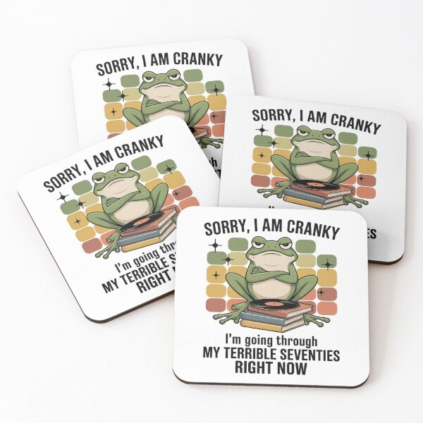 Item preview, Frog Sorry I Am Cranky I’m Going Through My Terrible  designed and sold by RsFilsingerArt.