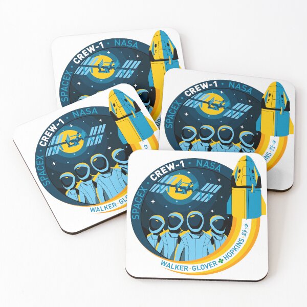 Item preview, NASA SpaceX Crew-1 Resilience Mission Patch designed and sold by CharlieDesings.