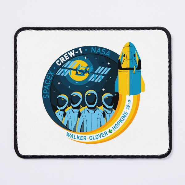 Item preview, NASA SpaceX Crew-1 Resilience Mission Patch designed and sold by CharlieDesings.