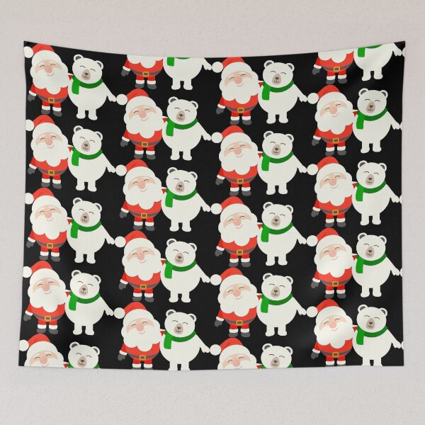 Item preview, SANTA CLAUS AND WHITE BEAR designed and sold by Pabhas.