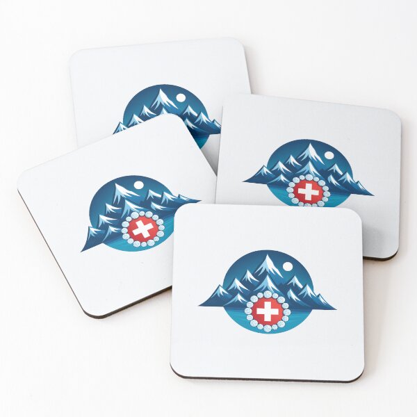 Item preview, Swiss Alps Illustration designed and sold by The Abstract Vision.