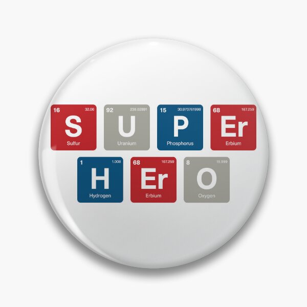 Item preview, SUPEr HErO - Elemental pun designed and sold by fatchairprint.