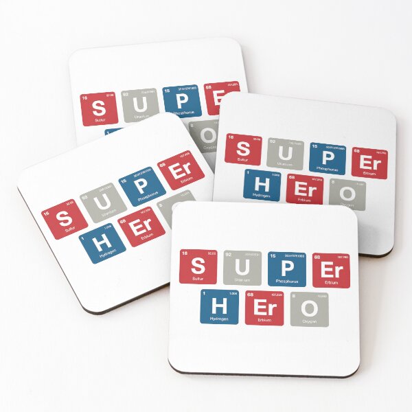 Item preview, SUPEr HErO - Elemental pun designed and sold by fatchairprint.