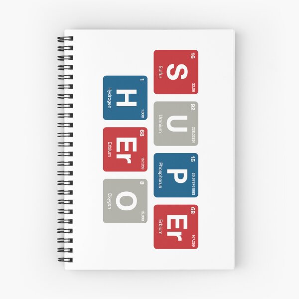 Item preview, SUPEr HErO - Elemental pun designed and sold by fatchairprint.