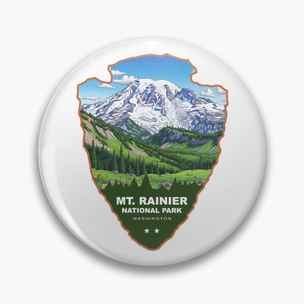 Item preview, Mt. Rainier National Park Arrowhead designed and sold by Esskay Designs.