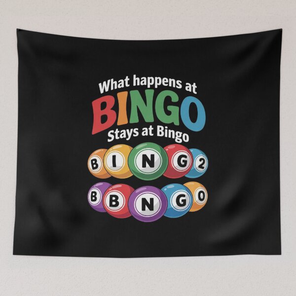 Item preview, Funny Bingo King - What Happens At Bingo  designed and sold by RsFilsingerArt.
