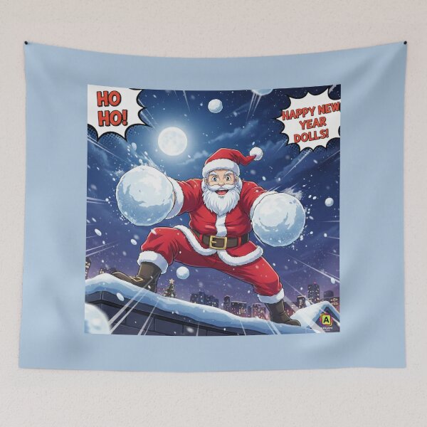 Item preview, Santa Claus in playful mood designed and sold by AlphaPrint2410.