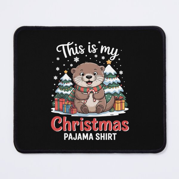 Item preview, This is My Christmas Pajama Sea Otter Xmas PJs designed and sold by BeetleMalon.