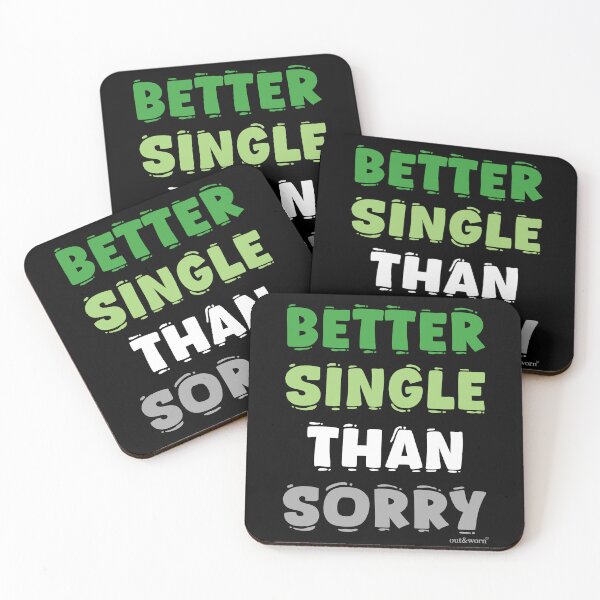 Item preview, Better Single Than Sorry - Aromantic Design designed and sold by outandworn.