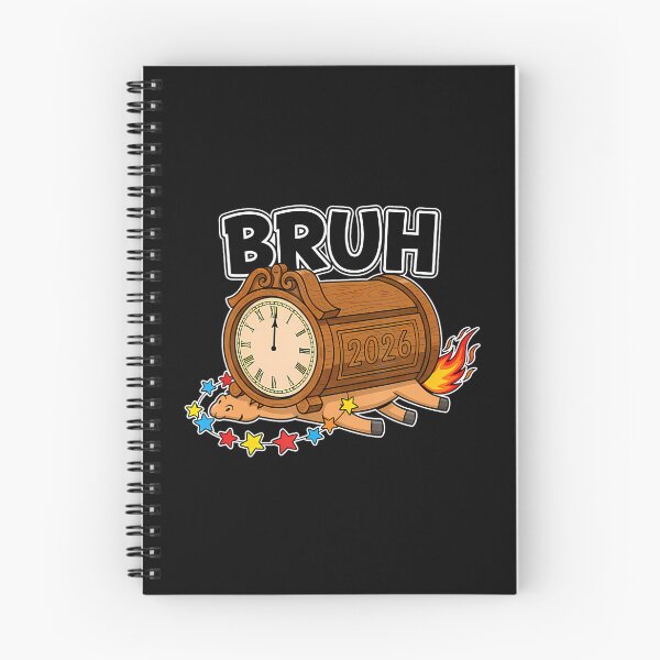 Item preview, Fire Horse Bruh Clock Struck Funny New Year 2026 Party Art designed and sold by JeneMindy.