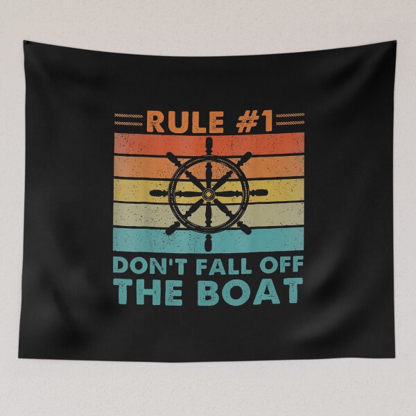 Item preview, Rule 1 Don'T Fall Off The Boat - Funny Cruise Ship Vacation designed and sold by PatriciaKelsey.