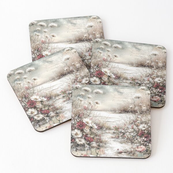 Item preview,  Floral pattern. Winter landscape. designed and sold by MagelliShop.