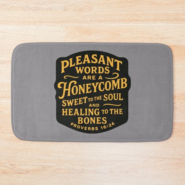 Item preview, Proverbs 16:24 Pleasant Words Are A Honeycomb Sweet To The Soul designed and sold by plushism.