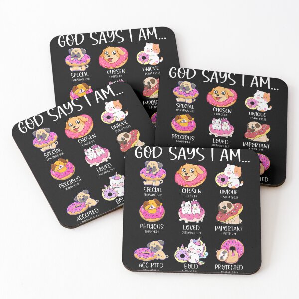 Item preview, God Say I Am Lover Cute Kawaii Pets And Donuts Cute Easter designed and sold by JeneMindy.