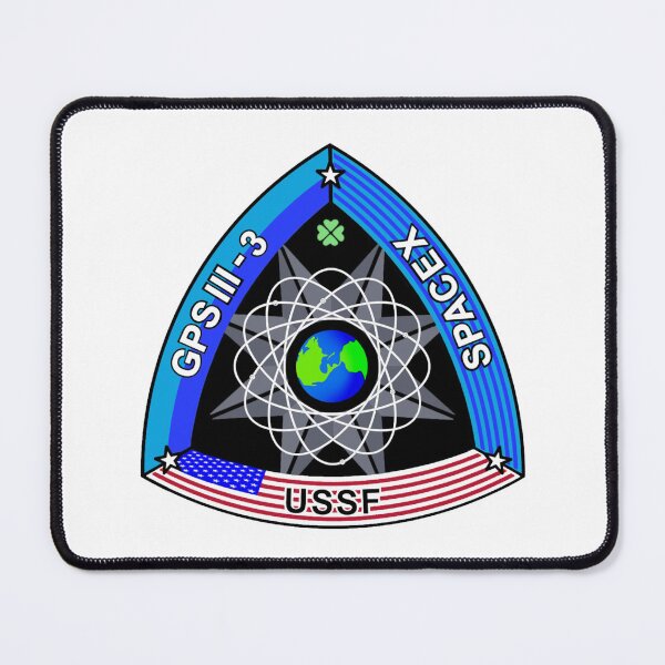 Item preview, U.S. Space Force GPS III-3 Satellite Launch Mission Patch designed and sold by CharlieDesings.