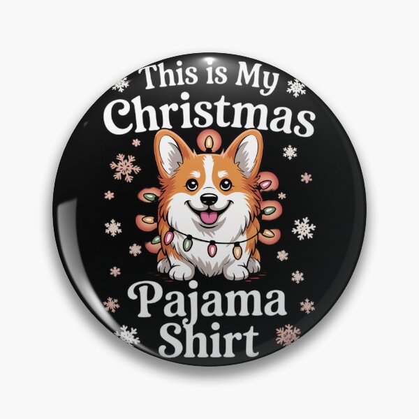 Artikelvorschau, Das ist mein Weihnachtspyjama, dreifarbiger Corgi-Pyjama entworfen und verkauft von PowAcademy.
