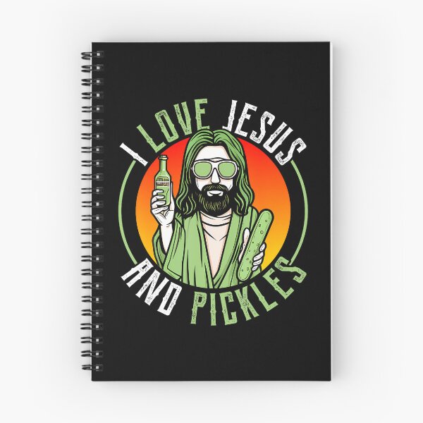 Item preview, I Love Jesus And Pickles Shirt Cucumber Jesus Pickles designed and sold by JeneMindy.
