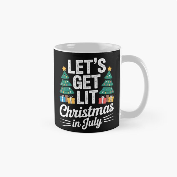 Item preview, Christmas In July Lets Get Lit Funny Xmas Women Men Kids  designed and sold by VerseFarm.