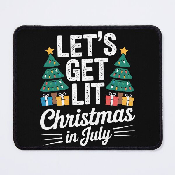 Item preview, Christmas In July Lets Get Lit Funny Xmas Women Men Kids designed and sold by VerseFarm.