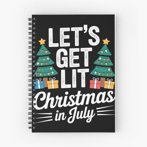 Item preview, Christmas In July Lets Get Lit Funny Xmas Women Men Kids  designed and sold by VerseFarm.