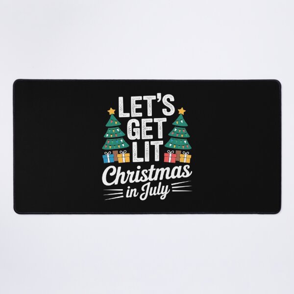 Item preview, Christmas In July Lets Get Lit Funny Xmas Women Men Kids  designed and sold by VerseFarm.