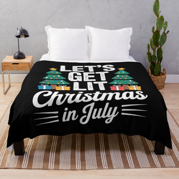 Item preview, Christmas In July Lets Get Lit Funny Xmas Women Men Kids designed and sold by VerseFarm.