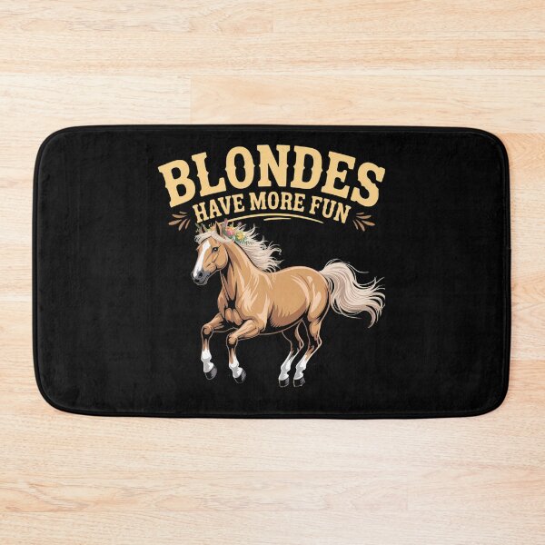 Item preview, Cute Palomino Horse Blondes Have More Fun designed and sold by jaygo.