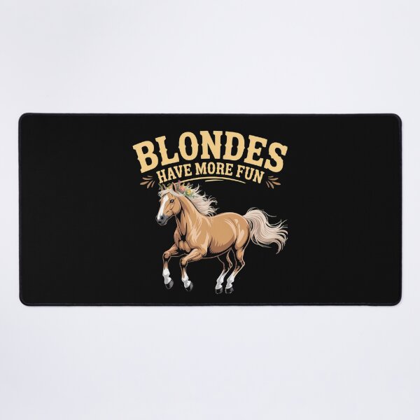 Item preview, Cute Palomino Horse Blondes Have More Fun designed and sold by jaygo.