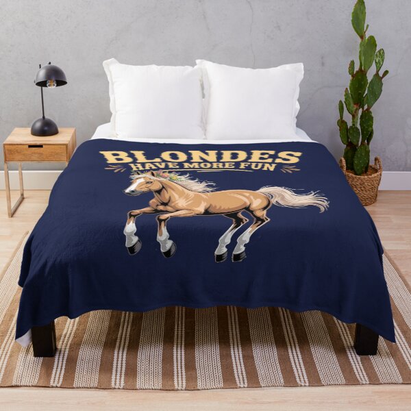 Item preview, Cute Palomino Horse Blondes Have More Fun designed and sold by jaygo.