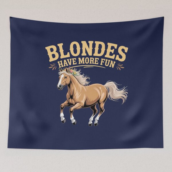 Item preview, Cute Palomino Horse Blondes Have More Fun designed and sold by jaygo.