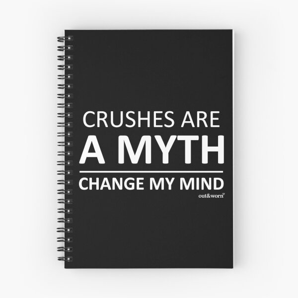 Item preview, Crushes Are A Myth/Change My Mind - Aromantic Dsgn designed and sold by outandworn.