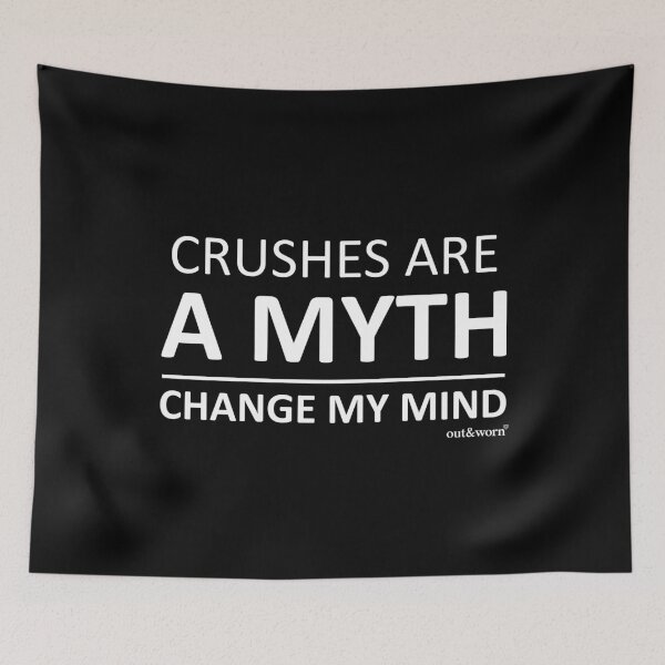 Item preview, Crushes Are A Myth/Change My Mind - Aromantic Dsgn designed and sold by outandworn.