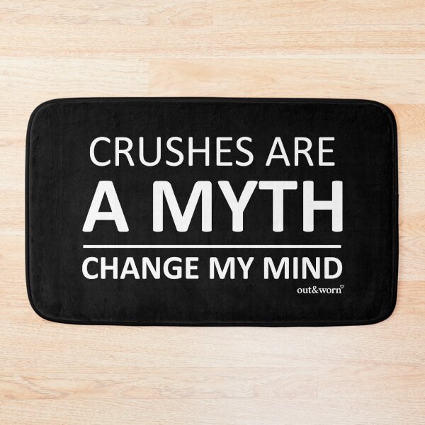 Item preview, Crushes Are A Myth/Change My Mind - Aromantic Dsgn designed and sold by outandworn.