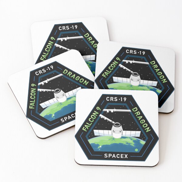 Item preview, SpaceX CRS-19 Cargo Resupply Mission Patch designed and sold by CharlieDesings.