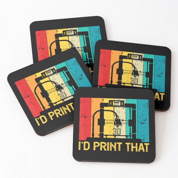 Item preview, 3D Printer I'D Print That Retro Vintage 3D Printing designed and sold by JeneMindy.