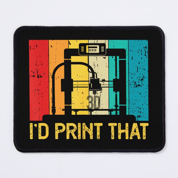 Item preview, 3D Printer I'D Print That Retro Vintage 3D Printing designed and sold by JeneMindy.
