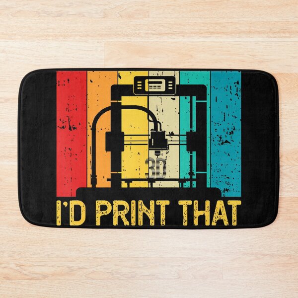 Item preview, 3D Printer I'D Print That Retro Vintage 3D Printing designed and sold by JeneMindy.