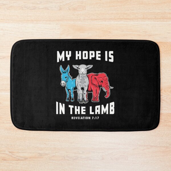 Item preview, Christian Scripture Bible Verse My Hope Is In Lamb Jesus designed and sold by PatriciaKelsey.